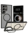 Bizon Case Eclipse Samsung Galaxy S24 Ultra smoky with a black frame