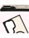 Kup Etui s podstavcem a magnetickým kroužkem Bizon Case Eclipse pro Samsung Galaxy S24 Ultra kouřové s černým rámečkem - BIZ7182 - {ean13} - Sklep Home Screen
