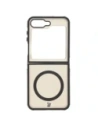 Kup Etui s magnetickým kroužkem Bizon Case Eclipse pro Samsung Galaxy Z Flip6 kouřové s černým rámem - BIZ7183 - {ean13} - Sklep Home Screen
