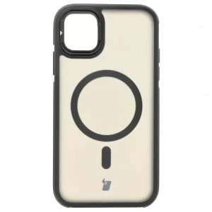 Kup Etui z podstawką i pierścieniem magnetycznym Bizon Case Eclipse do Apple iPhone 11 przydymione z czarną ramką - BIZ7184 - {ean13} - Sklep Home Screen