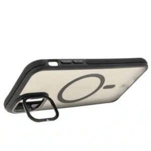 Kup Etui z podstawką i pierścieniem magnetycznym Bizon Case Eclipse do Apple iPhone 11 przydymione z czarną ramką - BIZ7184 - {ean13} - Sklep Home Screen