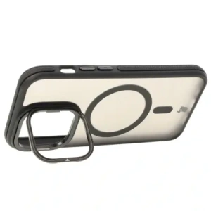 Kup Etui z podstawką i pierścieniem magnetycznym Bizon Case Eclipse do Apple iPhone 14 Pro przydymione z czarną ramką - BIZ7186 - {ean13} - Sklep Home Screen