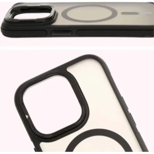 Kup Etui z podstawką i pierścieniem magnetycznym Bizon Case Eclipse do Apple iPhone 14 Pro przydymione z czarną ramką - BIZ7186 - {ean13} - Sklep Home Screen