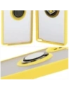 Buy Bizon Case Hybrid Ring Samsung Galaxy S25 Ultra smoky with a yellow frame - BIZ7192 - {ean13} - Home Screen Store Europe