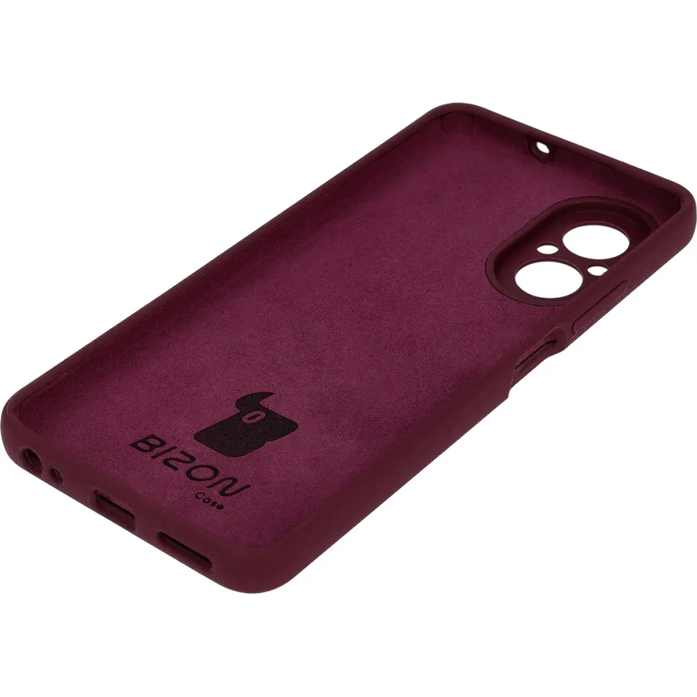 Silikonowe etui Bizon Soft Case do Realme C67 4G ciemnofioletowe