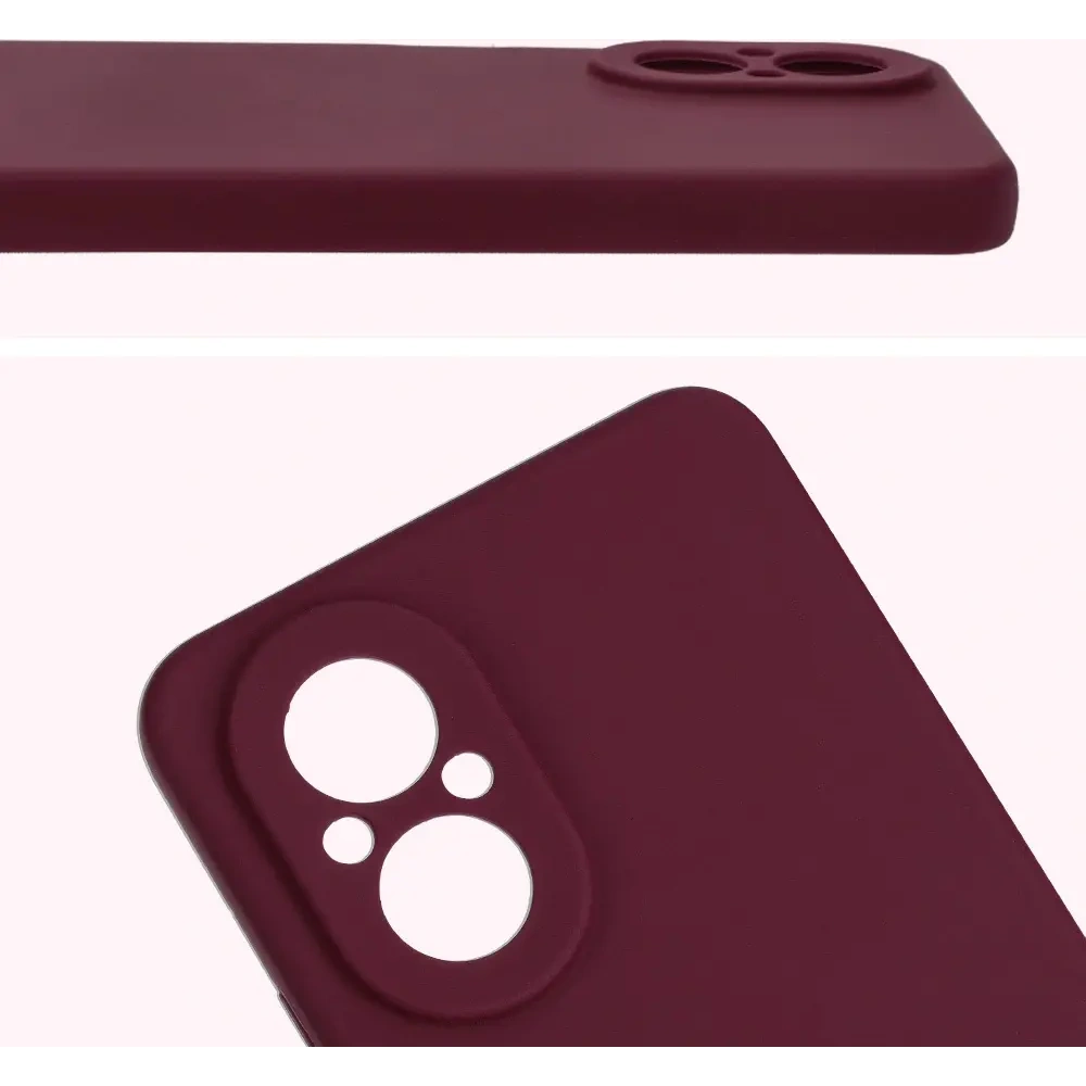 Silikonowe etui Bizon Soft Case do Realme C67 4G ciemnofioletowe