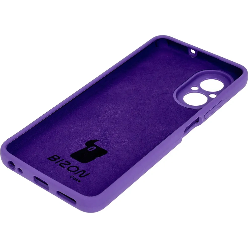 Silikonowe etui Bizon Soft Case do Realme C67 4G fioletowe
