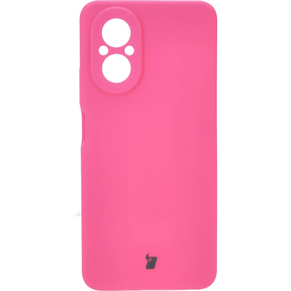 Silikonowe etui Bizon Soft Case do Realme C67 4G neonowo-różowe