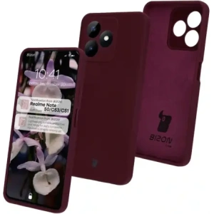 Kup Silikonowe etui Bizon Soft Case do Realme Note 50 / Realme C53 / C51 ciemnofioletowe - BIZ7198 - {ean13} - Sklep Home Screen