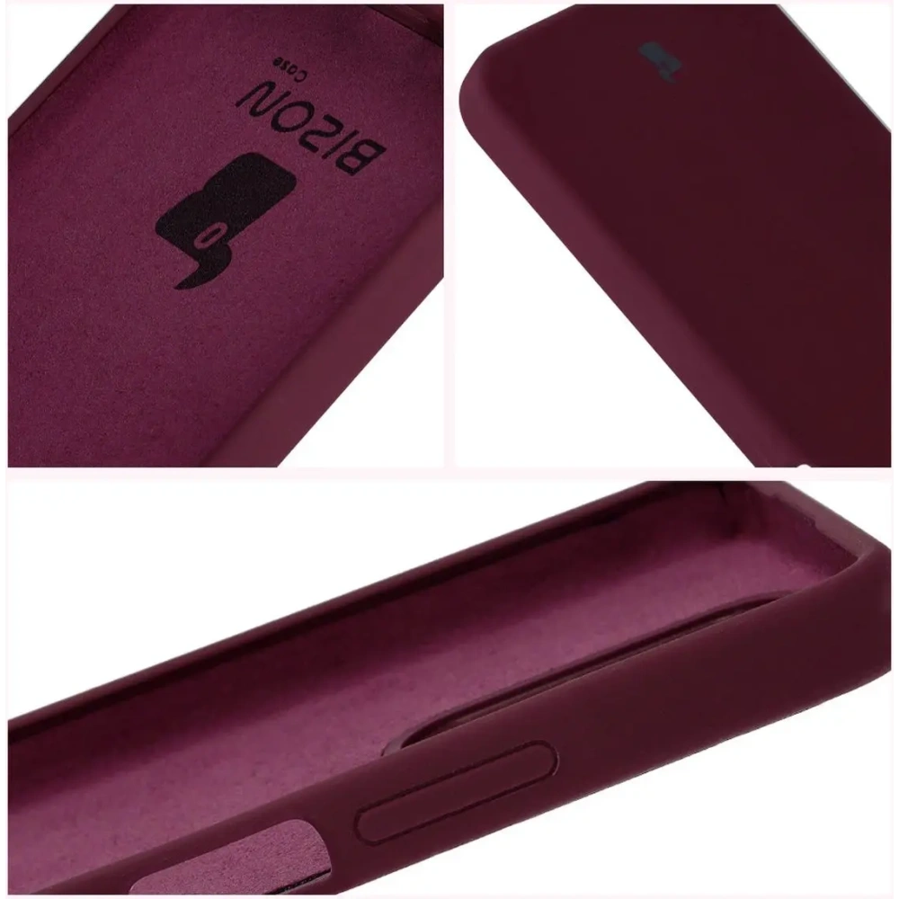 Silikonowe etui Bizon Soft Case do Realme Note 50 / Realme C53 / C51 ciemnofioletowe