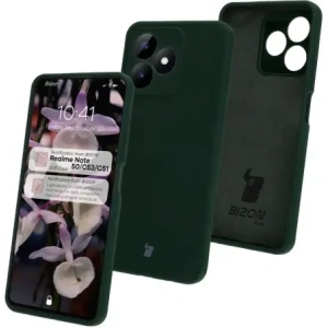 Kup Silikonowe etui Bizon Soft Case do Realme Note 50 / Realme C53 / C51 ciemnozielone - BIZ7199 - {ean13} - Sklep Home Screen
