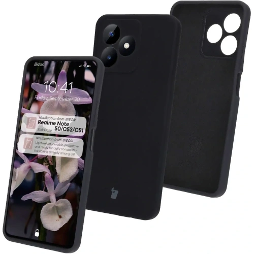 Kup Silikonový obal Bizon Soft Case pro Realme Note 50 / Realme C53 / C51 černý - BIZ7200 - {ean13} - Sklep Home Screen