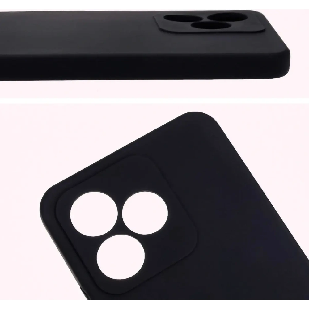 Silikonowe etui Bizon Soft Case do Realme Note 50 / Realme C53 / C51 czarne