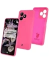 Bizon Soft Case Realme Note 50 / Realme C53 / C51 neon rózsaszín