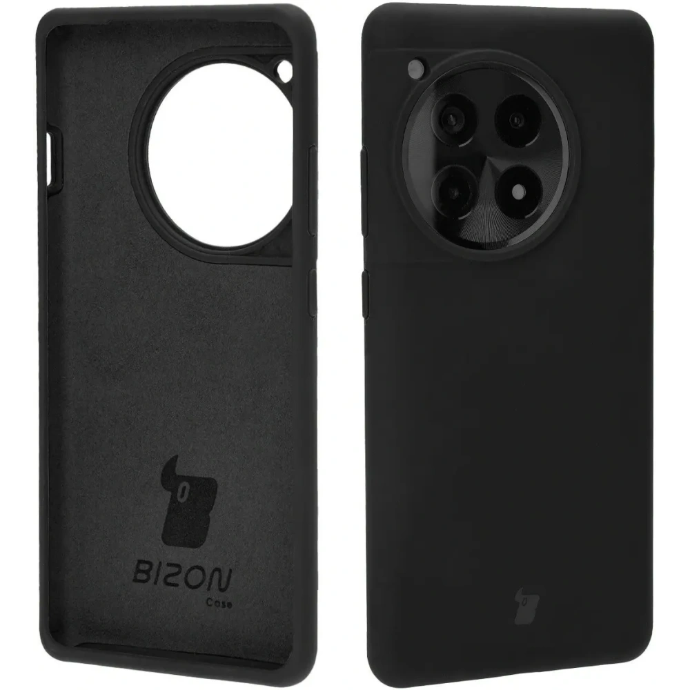 Silikonowe etui Bizon Soft Case do OnePlus 12R czarne