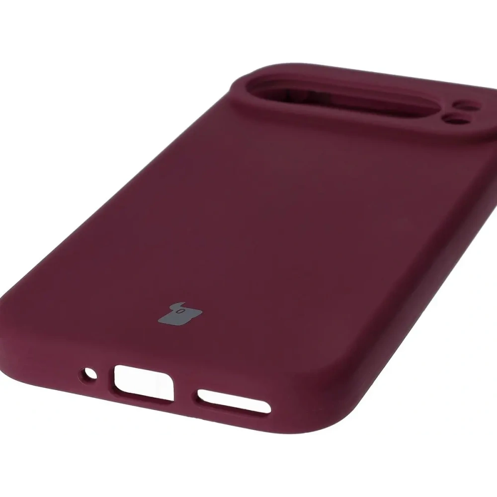 Silikonowe etui Bizon Soft Case do Google Pixel 9 Pro ciemnofioletowe