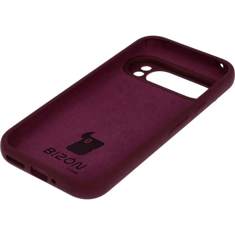 Silikonowe etui Bizon Soft Case do Google Pixel 9 Pro ciemnofioletowe