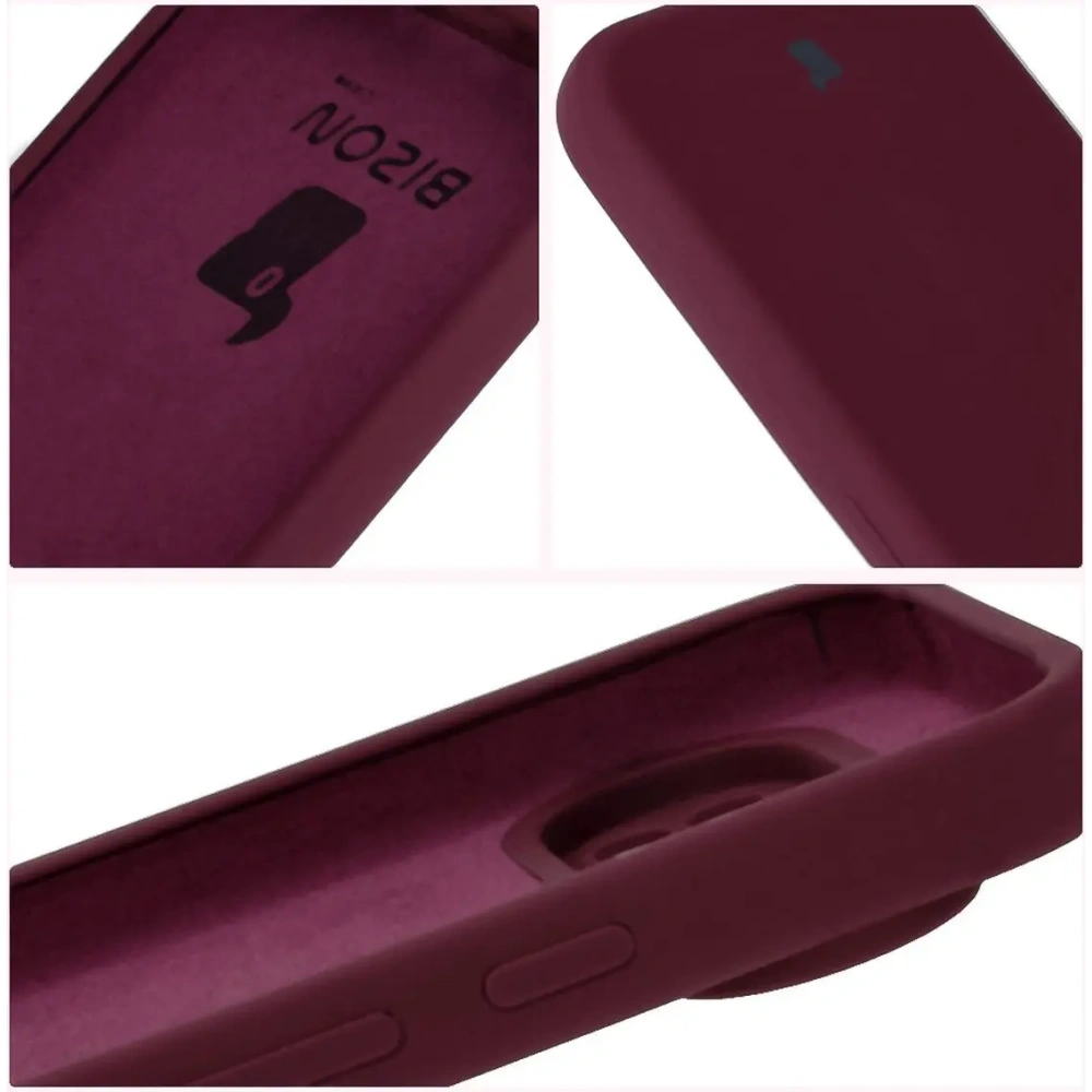 Silikonowe etui Bizon Soft Case do Google Pixel 9 Pro ciemnofioletowe