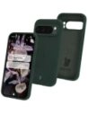 Bizon Soft Case Google Pixel 9 Pro verde închis