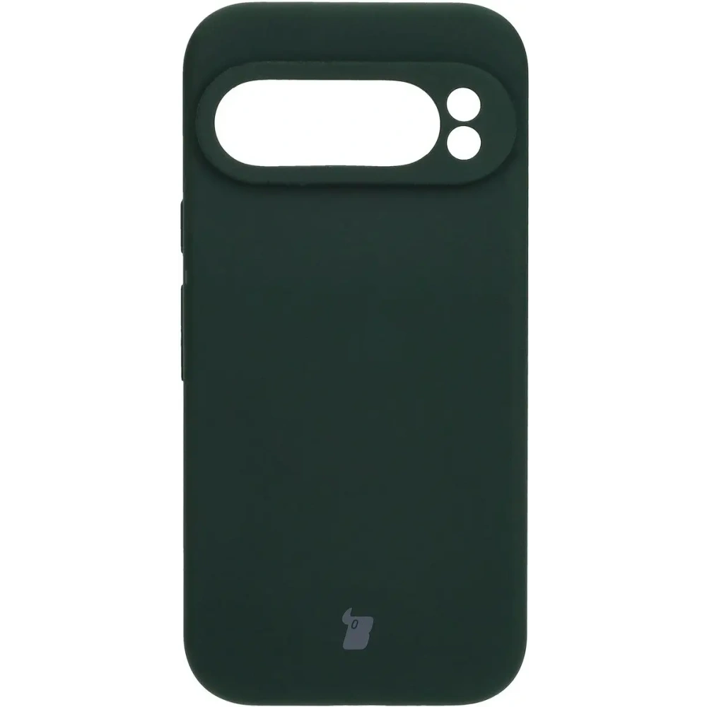 Silikonowe etui Bizon Soft Case do Google Pixel 9 Pro ciemnozielone
