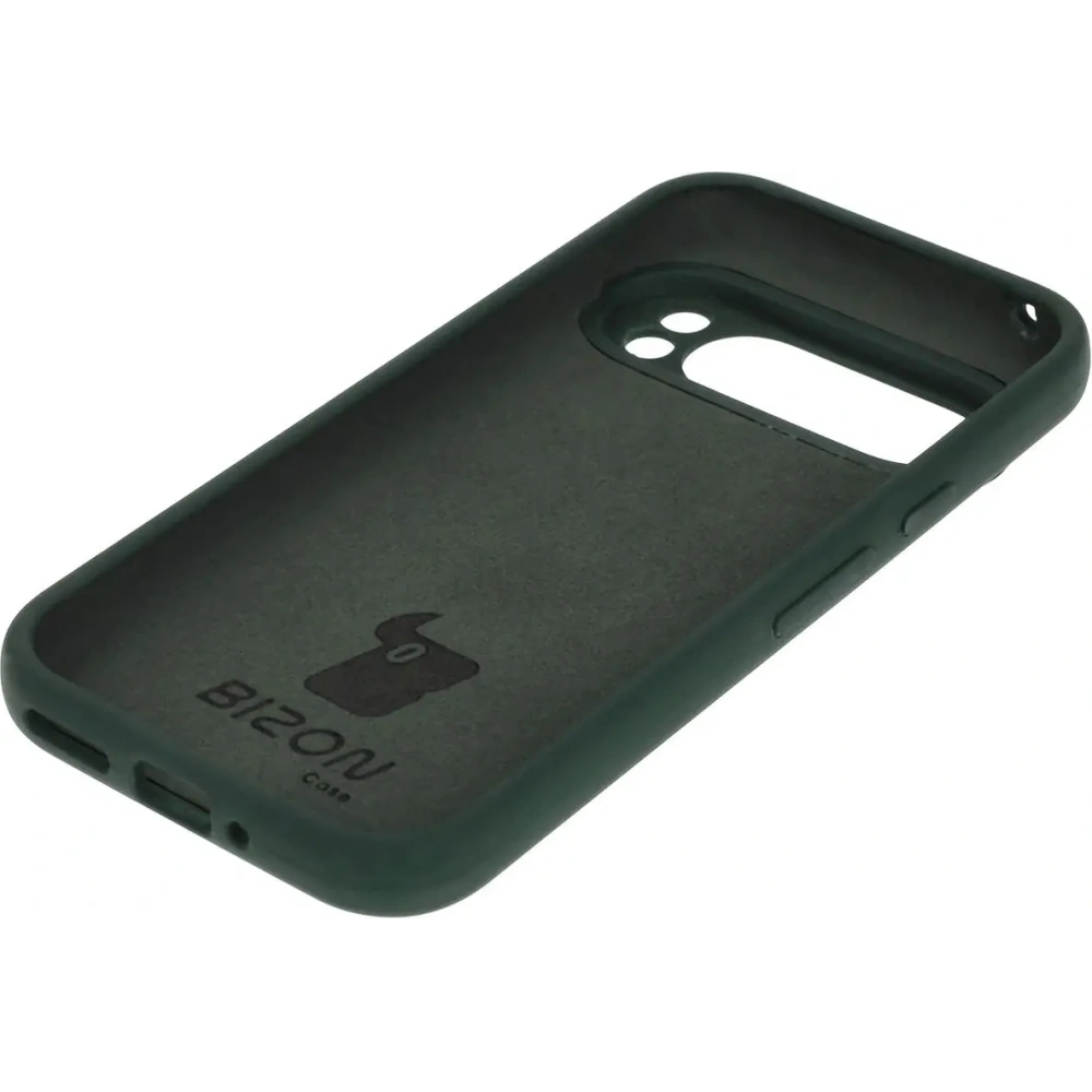Silikonowe etui Bizon Soft Case do Google Pixel 9 Pro ciemnozielone