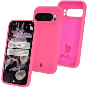 Kup Silikonowe etui Bizon Soft Case do Google Pixel 9 Pro neonowo-różowe - BIZ7208 - {ean13} - Sklep Home Screen