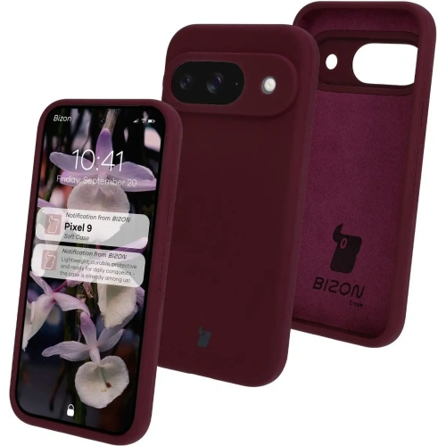 Kup Silikonowe etui Bizon Soft Case do Google Pixel 9 ciemnofioletowe - BIZ7209 - {ean13} - Sklep Home Screen