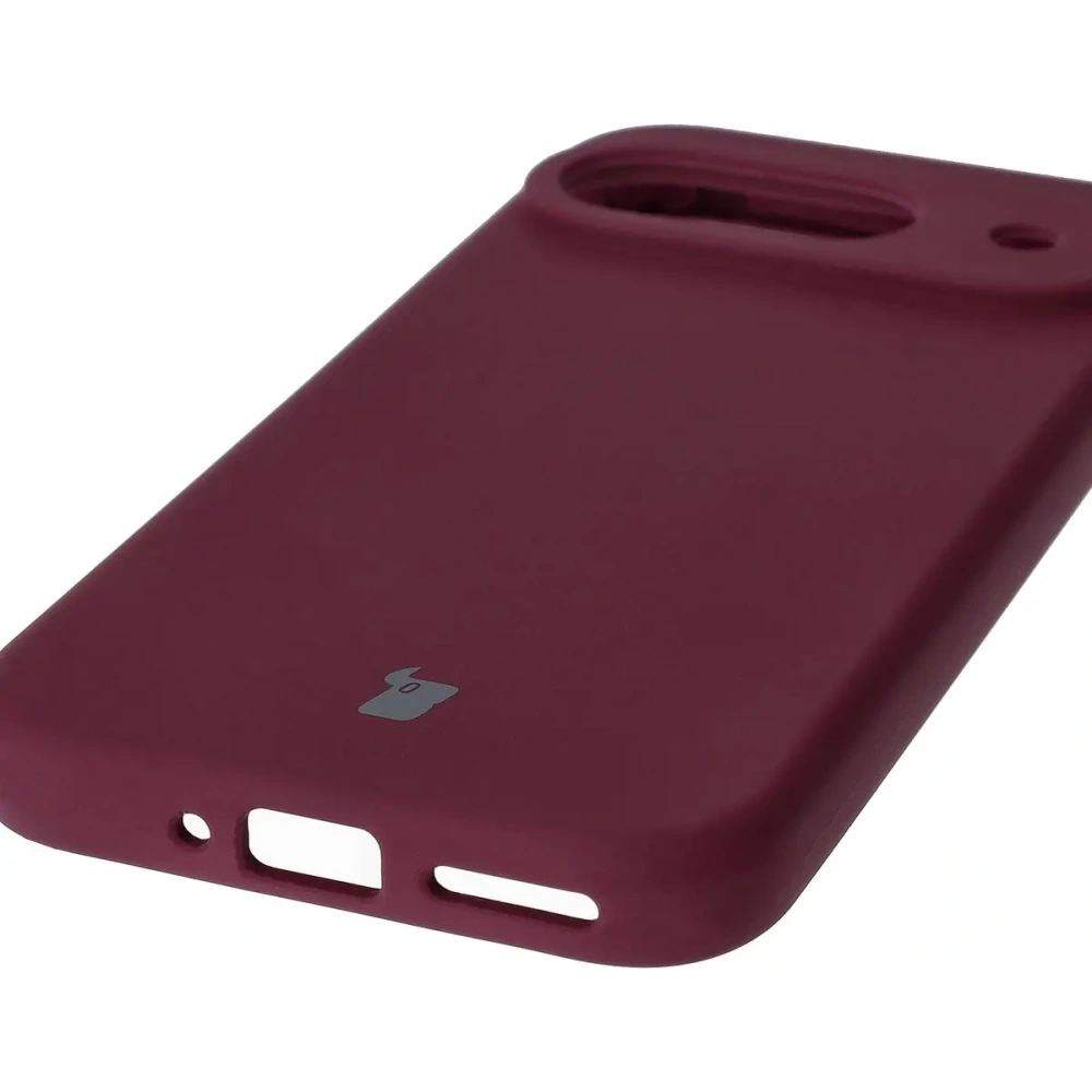 Silikonowe etui Bizon Soft Case do Google Pixel 9 ciemnofioletowe