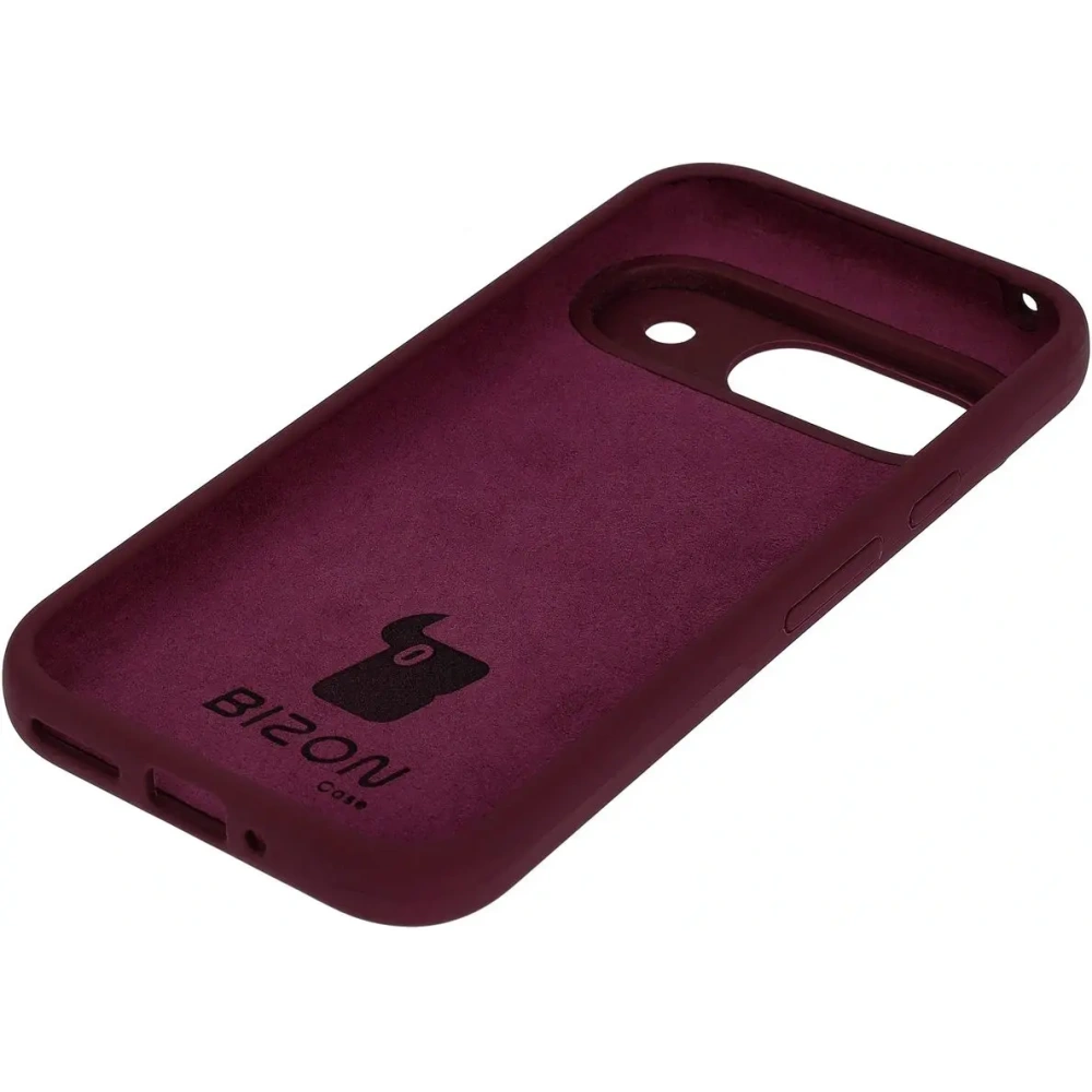 Silikonowe etui Bizon Soft Case do Google Pixel 9 ciemnofioletowe