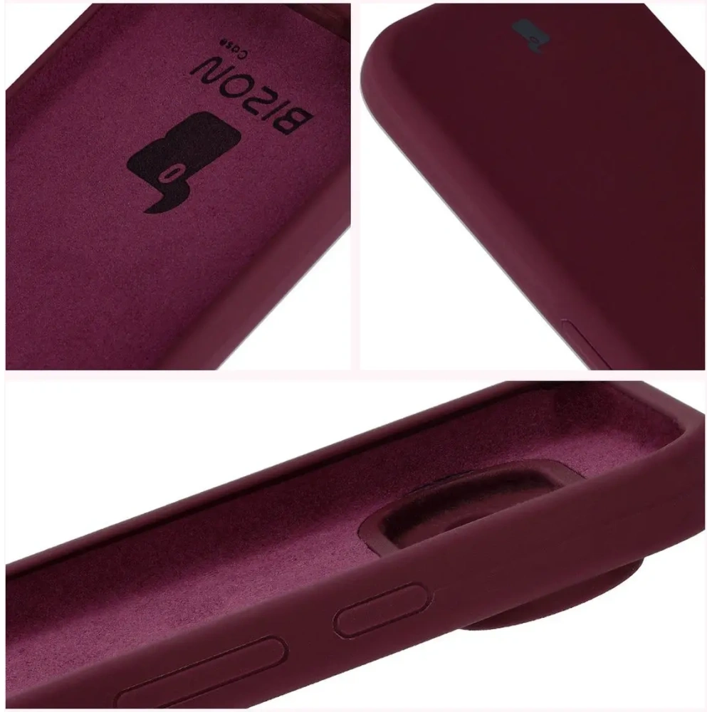 Silikonowe etui Bizon Soft Case do Google Pixel 9 ciemnofioletowe