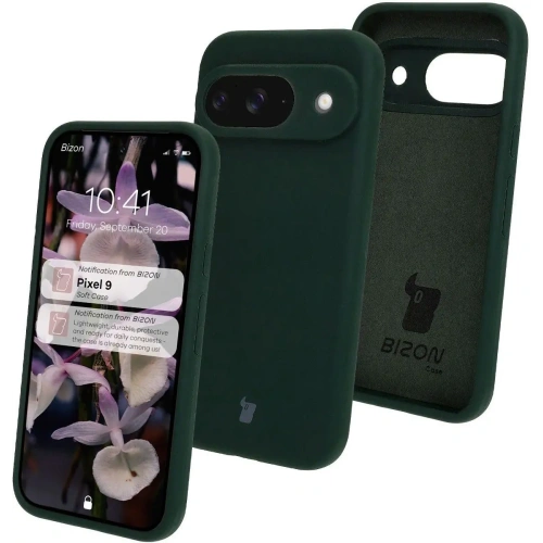 Kup Silikonowe etui Bizon Soft Case do Google Pixel 9 ciemnozielone - BIZ7210 - {ean13} - Sklep Home Screen