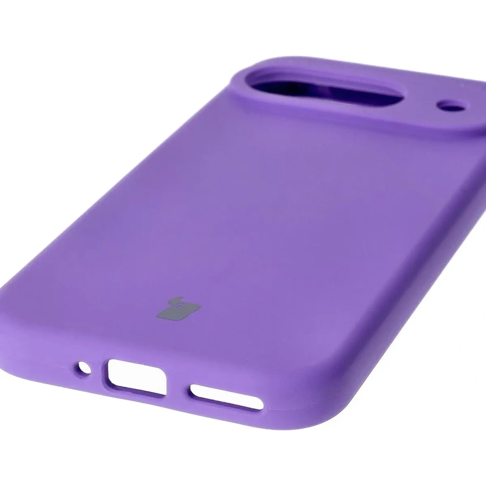 Silikonowe etui Bizon Soft Case do Google Pixel 9 fioletowe
