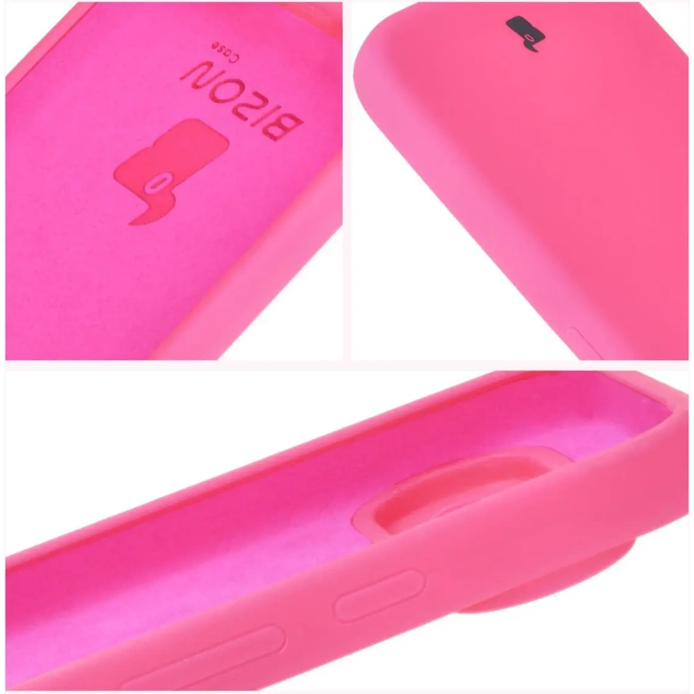 Silikonowe etui Bizon Soft Case do Google Pixel 9 neonowo-różowe