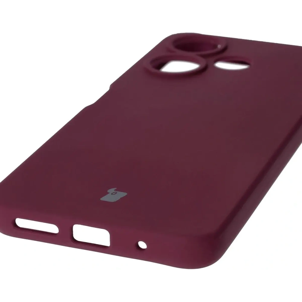 Silikonowe etui Bizon Soft Case do Xiaomi Redmi 13 4G ciemnofioletowe