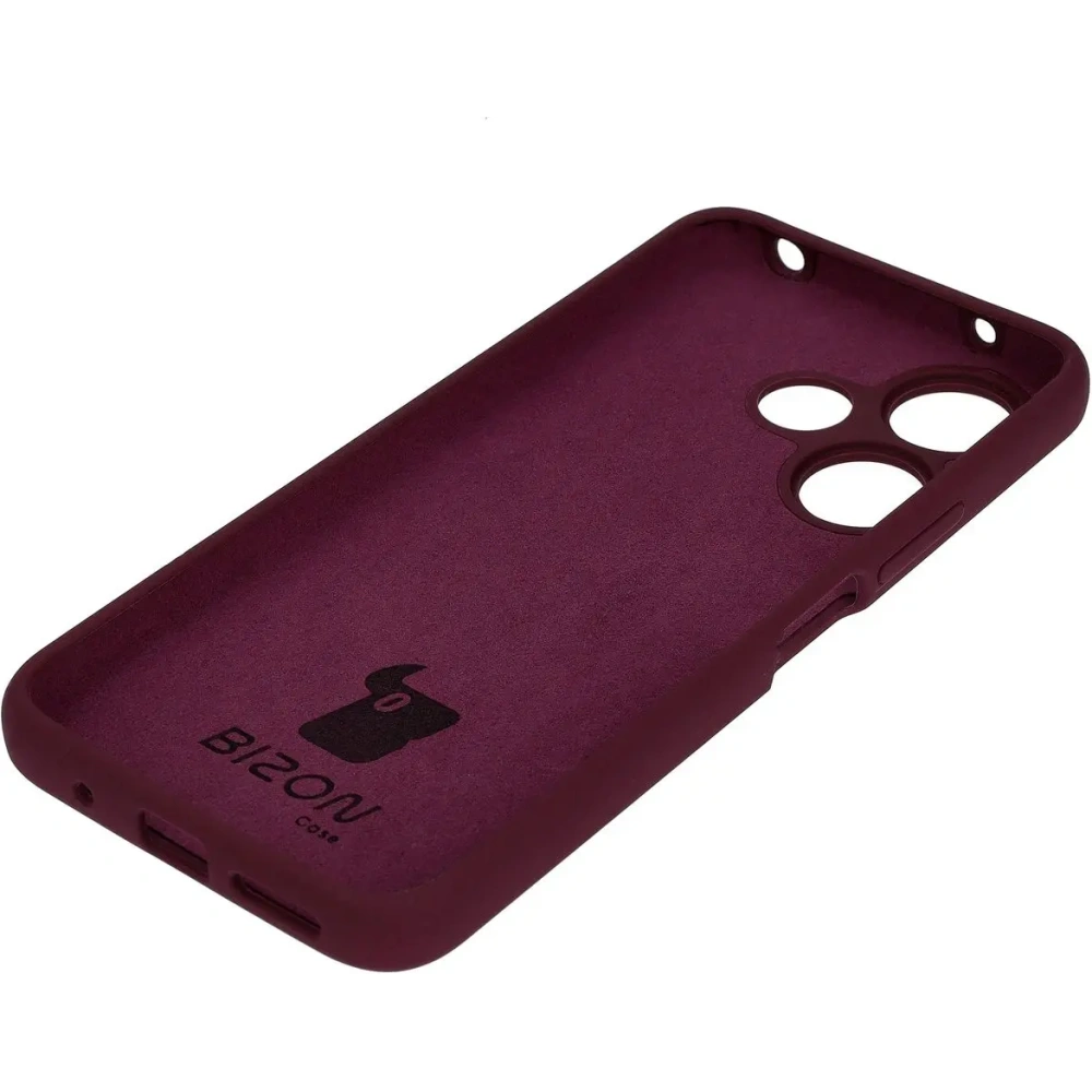 Silikonowe etui Bizon Soft Case do Xiaomi Redmi 13 4G ciemnofioletowe