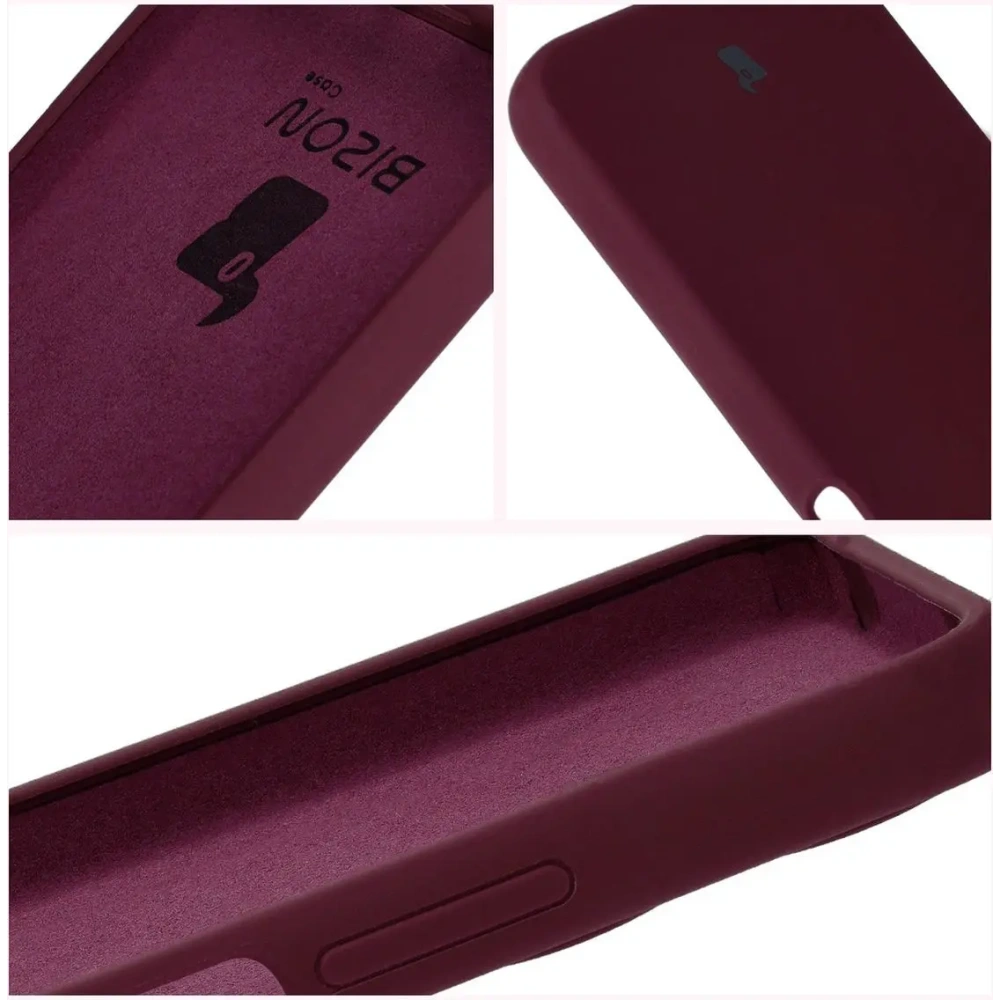 Silikonowe etui Bizon Soft Case do Xiaomi Redmi 13 4G ciemnofioletowe