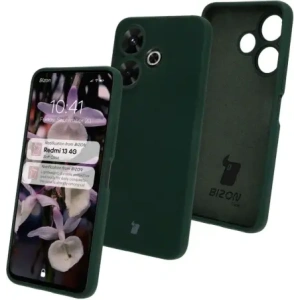 Kup Bizon Soft Case Xiaomi Redmi 13 4G dunkelgrün - BIZ7215 - {ean13} - Sklep Home Screen
