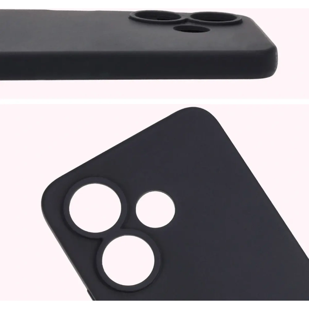 Silikonowe etui Bizon Soft Case do Xiaomi Redmi 13 4G czarne
