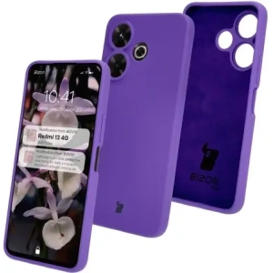 Kup Silikonowe etui Bizon Soft Case do Xiaomi Redmi 13 4G fioletowe - BIZ7217 - {ean13} - Sklep Home Screen