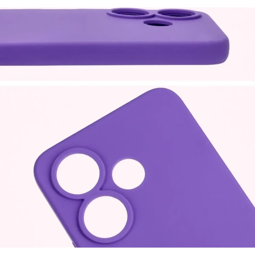 Kup Silikonowe etui Bizon Soft Case do Xiaomi Redmi 13 4G fioletowe - BIZ7217 - {ean13} - Sklep Home Screen