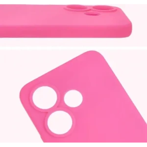 Kup Silikonowe etui Bizon Soft Case do Xiaomi Redmi 13 4G neonowo-różowe - BIZ7218 - {ean13} - Sklep Home Screen