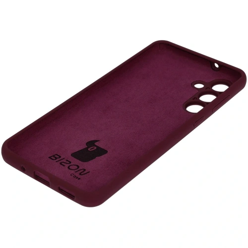 Kup Silikonowe etui Bizon Soft Case do Samsung Galaxy M55 5G ciemnofioletowe - BIZ7219 - {ean13} - Sklep Home Screen