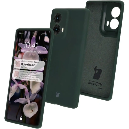 Kup Bizon Soft Case Motorola Moto G85 5G dunkelgrün - BIZ7225 - {ean13} - Sklep Home Screen