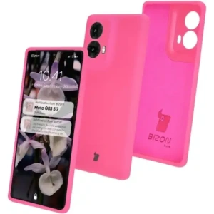 Kup Bizon Soft Case Motorola Moto G85 5G roz neon - BIZ7228 - {ean13} - Sklep Home Screen