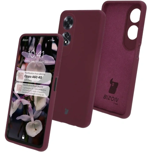 Kup Silikonowe etui Bizon Soft Case do Oppo A60 4G ciemnofioletowe - BIZ7229 - {ean13} - Sklep Home Screen