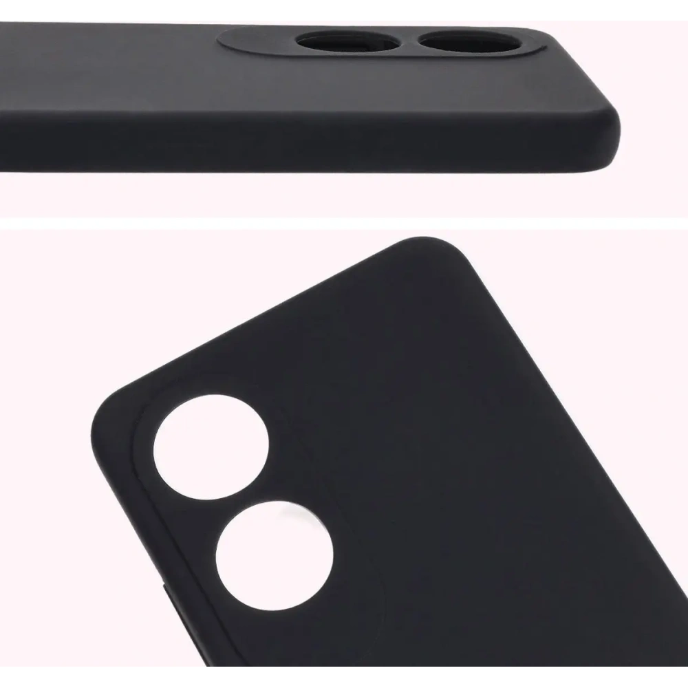 Silikonowe etui Bizon Soft Case do Oppo A60 4G czarne