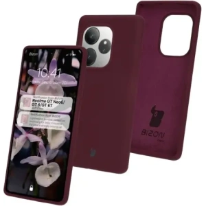 Kup Silikonowe etui Bizon Soft Case do Realme GT 6 / 6T / Neo 6 / Neo 6 SE ciemnofioletowe - BIZ7234 - {ean13} - Sklep Home Screen