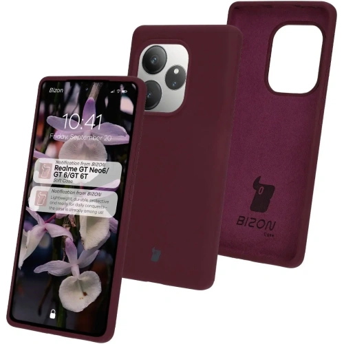 Kup Bizon Soft Case Realme GT 6 / 6T / Neo 6 / Neo 6 SE mov închis - BIZ7234 - {ean13} - Sklep Home Screen