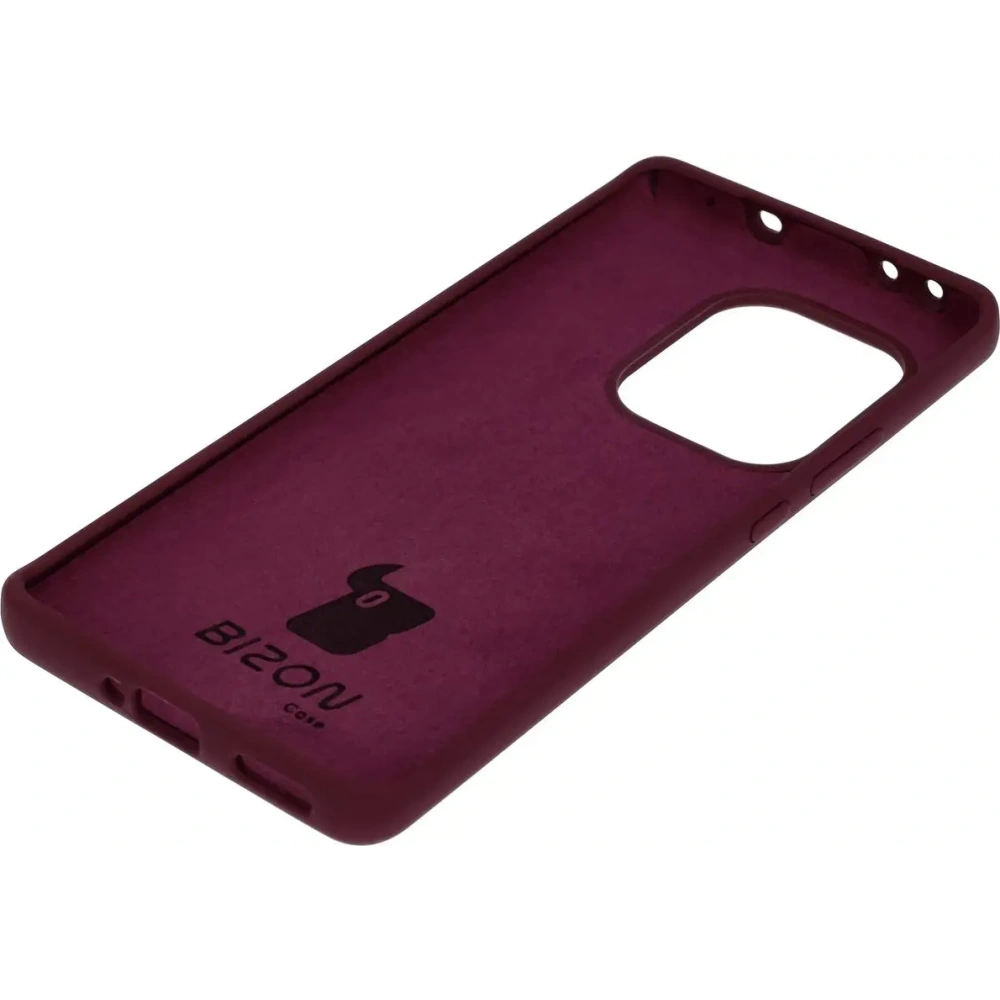Silikonowe etui Bizon Soft Case do Realme GT 6 / 6T / Neo 6 / Neo 6 SE ciemnofioletowe