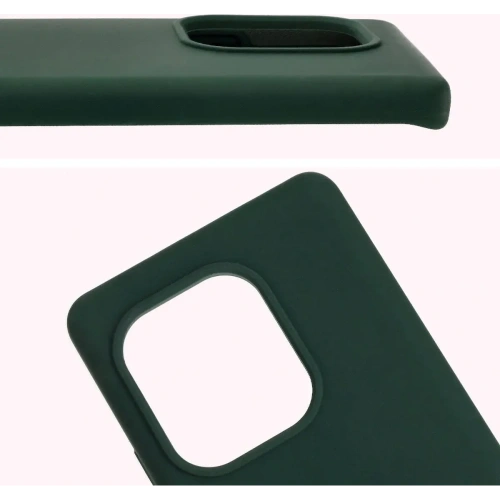 Kup Husă din silicon Bizon pentru Realme GT 6 / 6T / Neo 6 / Neo 6 SE verde închis - BIZ7235 - {ean13} - Sklep Home Screen
